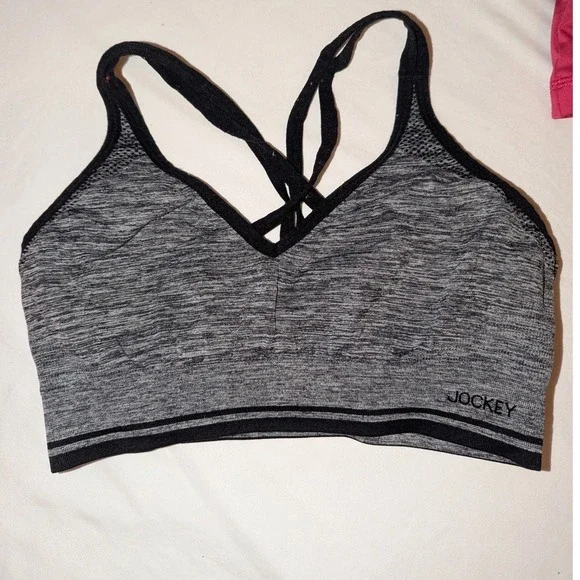 Assorted Bras Bundle Victoria Secret Pink Puma Sports Bra Blue Leopard 36B 36A - Picture 10 of 15